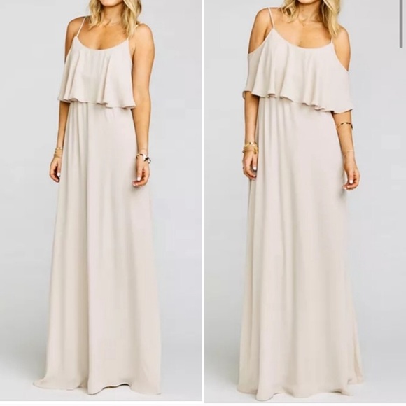 Show Me Your Mumu | Caitlin Ruffle Maxi Dress XS - Picture 1 of 6